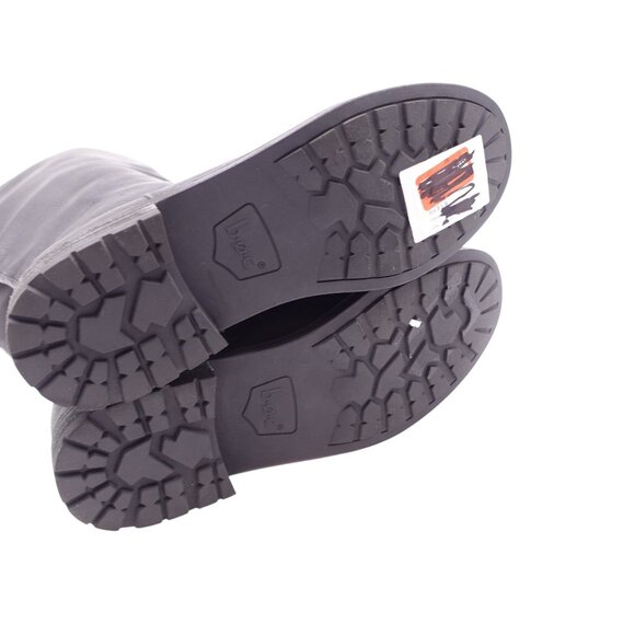 NWOB BOC Riding Tall Boots Size 8.5 Black Leather Block Heels Equestrian - Picture 5 of 6